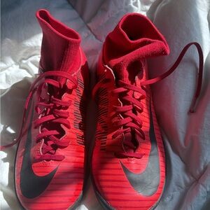 Nike Kids Red and Black Sneakers